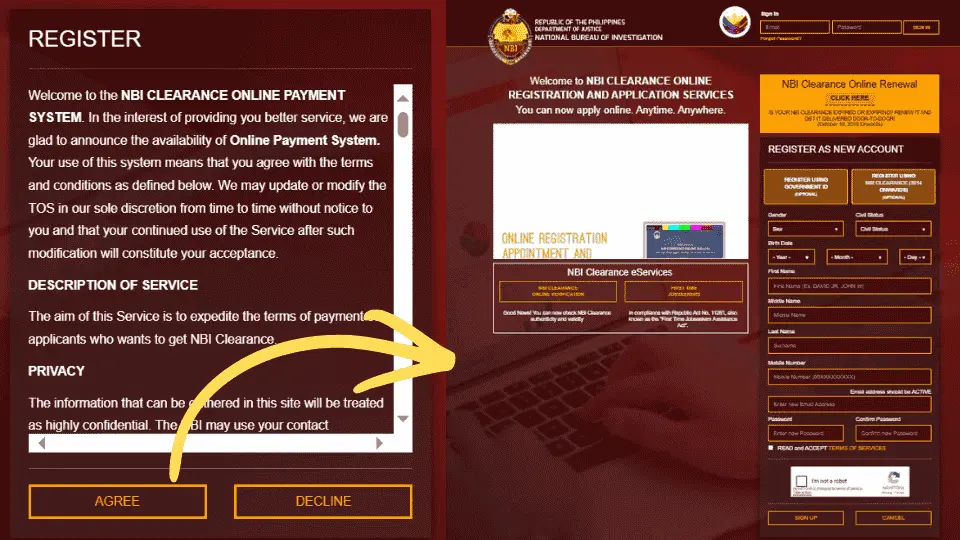 NBI Clearance Portal 