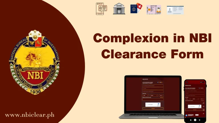Complexion in NBI Clearance Form