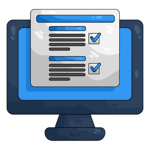 Completed Online Application Form for NBI Schedule