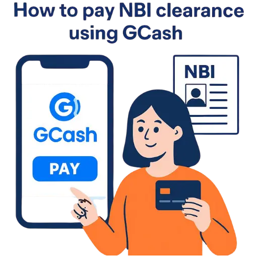 how to pay nbi clearance using gcash