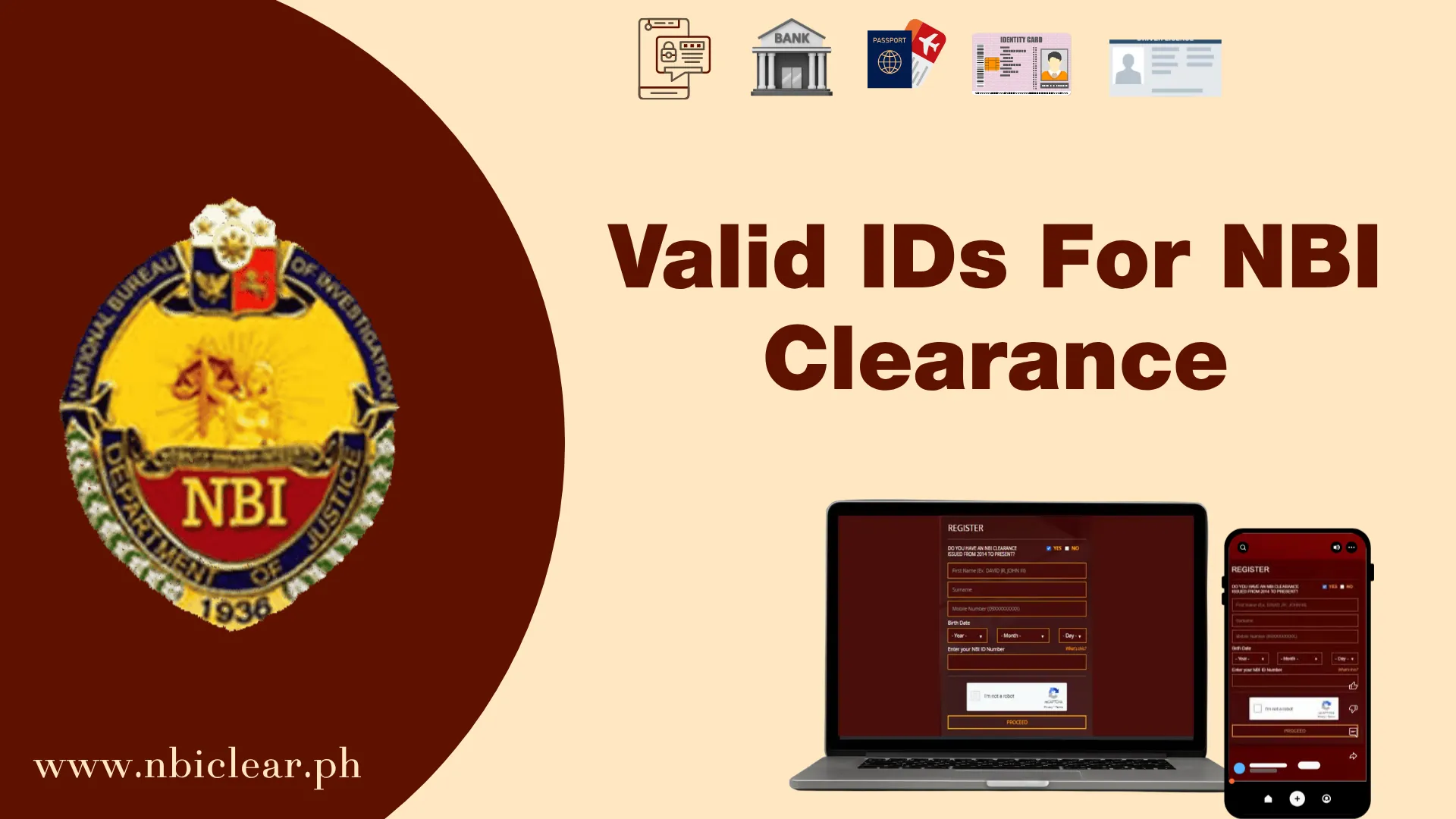 Valid ID For NBI Clearance