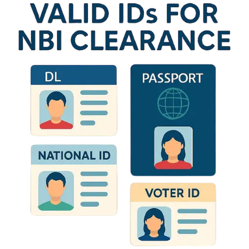 Valid ID For NBI Clearance Online Application